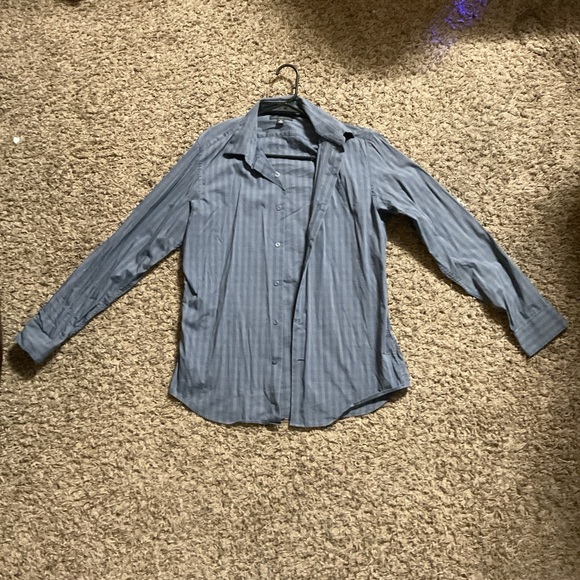 Banana Republic Other - Banana Republic Blue Striped Dress Shirt